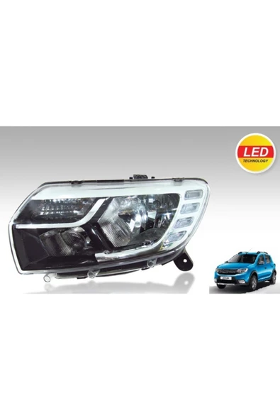 Ayfar 404536 260105925r Far Ledli Manuel Sağ Dacıa Logan Mcv / Sandero ürün görseli 1
