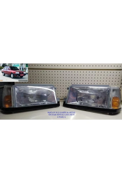 ESER 1930151 Doğan Slx Kartal Şahin Ön Far +Sinyal+ Çıta Set 6 Parça TAKIM TYC00373400673 Uyumlu ürün görseli 1
