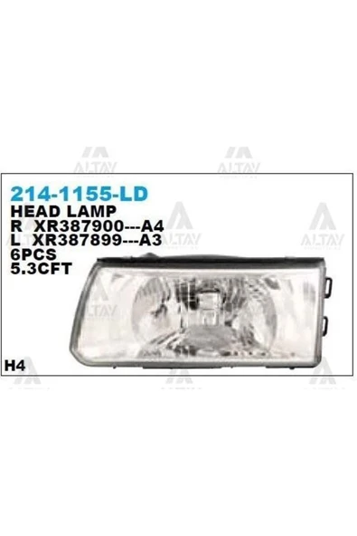 DEPO 2141155RLDE Ön Far Sağ-(mitsubishi: L300 01-) ürün görseli 1