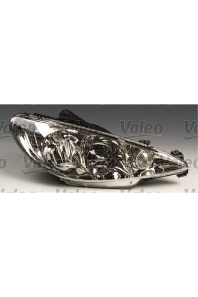 Valeo 043052  FAR SAĞ + SİNYAL 206 05- SEFFAF CAMLI ELEKTRİKLİ H7+H ürün görseli 1
