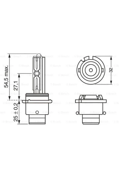 Bosch 1987302852  XENON FAR AMPULU BM 00- BM XENON ECO - D2R - 35 ürün görseli 1