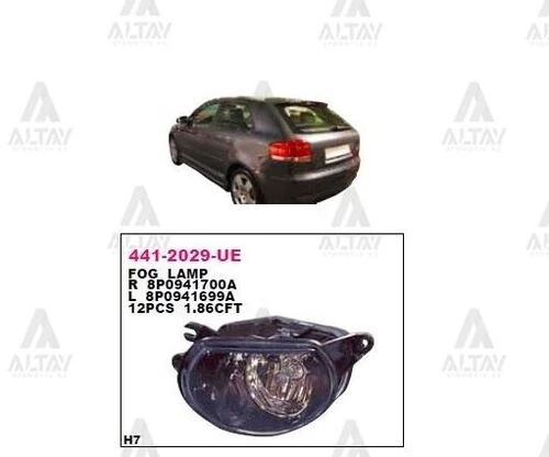 DEPO 4412029RUE Sis Farı Sağ A3 Q7 ürün görseli 1