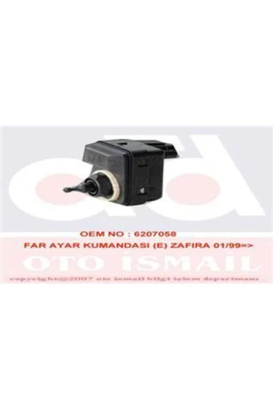Valeo 087543 Val- - Far Ayar Kumandası Zafıra 99- ürün görseli 1