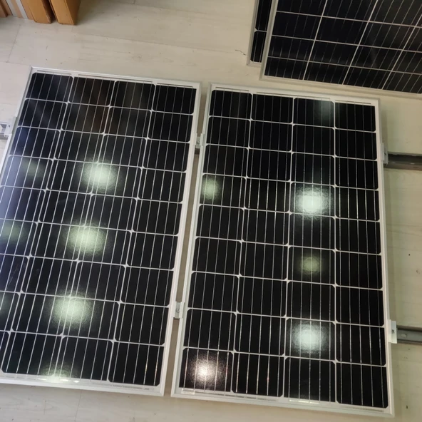 Güneş Paneli Montaj Aparatı 2 Panel İçin 6 Adet 30 cm Profil 6 Adet Klemp ürün görseli 1