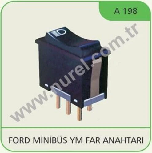 Nurel A198 Far Anahtarı Ford Mınıbüs Ym ürün görseli 1