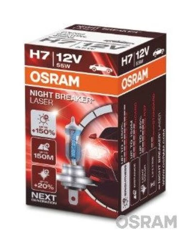 Osram 64210NL Halogen Ampul H7 12v 55w Far %150 Ekstra Aydınlatmalı ürün görseli 1