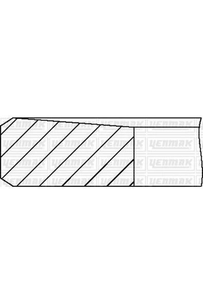 Yenmak 91 -9654-0 Segman (adet) Std 10-15 L200 Euro5 *.1* ürün görseli 1