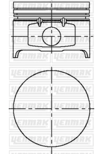 Yenmak 31 Motor Piston Segman Clıo Mgn 1.4 8v K7j Std 79.50 Mm ürün görseli 1