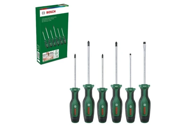 BOSCH 1600A02BX7 Tornavida Seti 6 Parça Set 1 - Resim 2