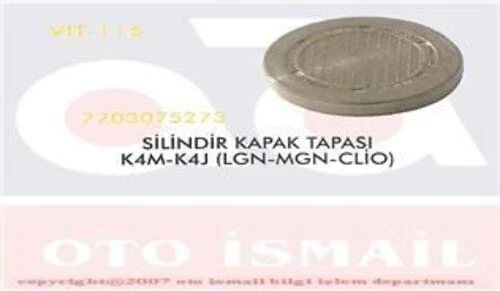 Vitesse 115  Silindir Kapak Tapası CLIO Megane Laguna 1.4 1.6 16V ürün görseli 1