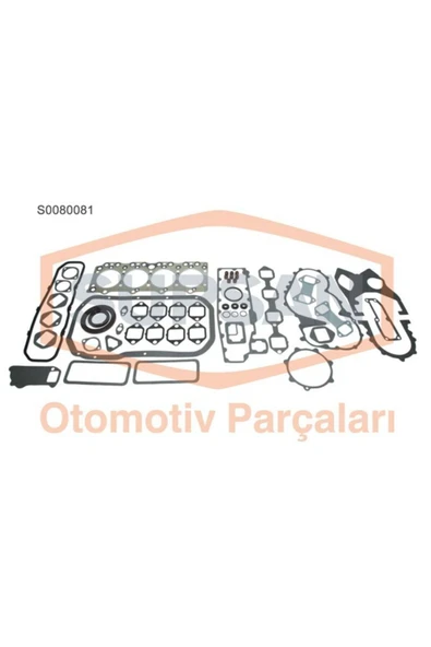 Supsan S0080081 Motor Takım Contası Tam Kecelı Sılındır Kapaklı Isuzu Npr ürün görseli 1