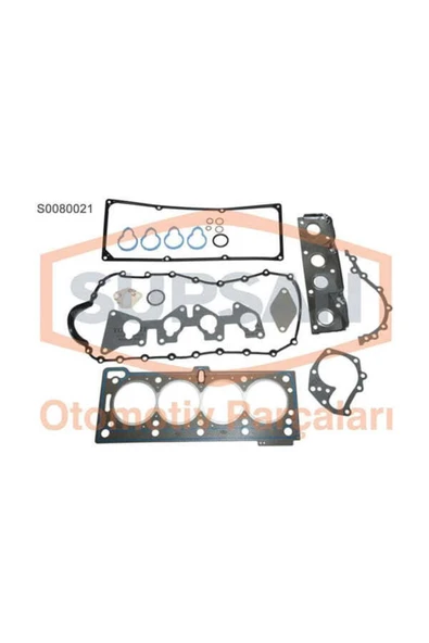 Supsan S0080021 Motor Takım Conta Megane 1.6 8v K7m 1.4 Keçesiz Silindir Kapaklı ürün görseli 1