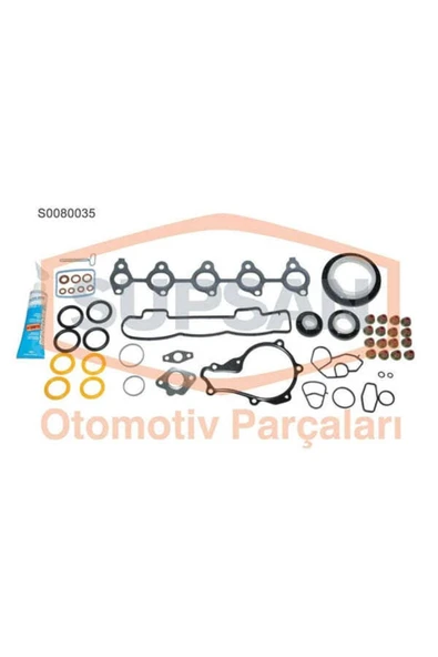 Supsan S0080035 Motor Takım Conta 1.6 Hdı 16v Dv6 1.6 Tdcı Keçelı Silindir Kapaksız ürün görseli 1