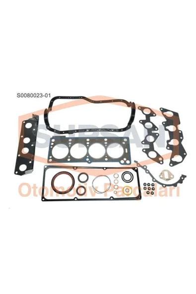 Supsan S0080023 -1 Motor Takım Conta R19 Clıo Iı Kangoo 1.4 8v E7j Keçelı Silindir Kapaklı ürün görseli 1