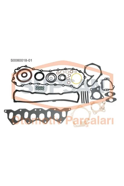 Supsan S0080018 -1 Motor Takım Conta Kangoo Em 1.9D F8Q Keçelı Silindir Kapaksız ürün görseli 1