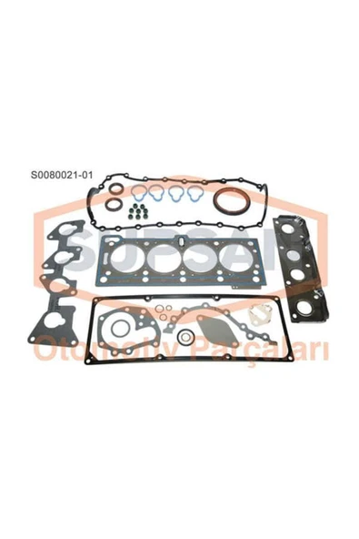 Supsan S0080021 -1 Motor Takım Conta Megane 1.6 8v  Uyumlu  K7m 1.4 Keçelı Silindir Kapaklı ürün görseli 1