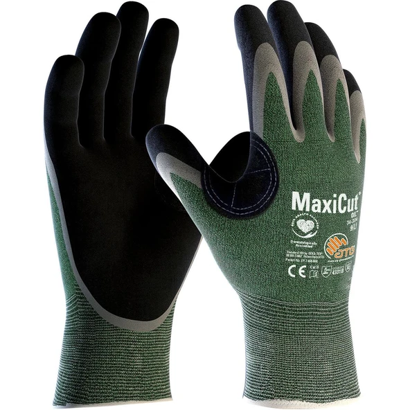 ATG MaxiCut® Oil™ 34-304 Yağlı ve Islak Ortamlar  İçin Kesilme Dirençli İş Eldiveni ürün görseli 1