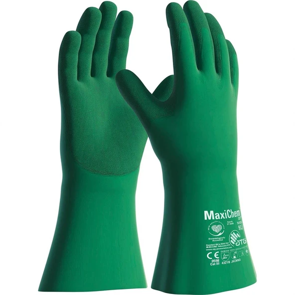 ATG MaxiChem® Cut™ with TRItech™ 76-833 Kesilme Dirençli Kimyasal İş Eldiveni ürün görseli 1