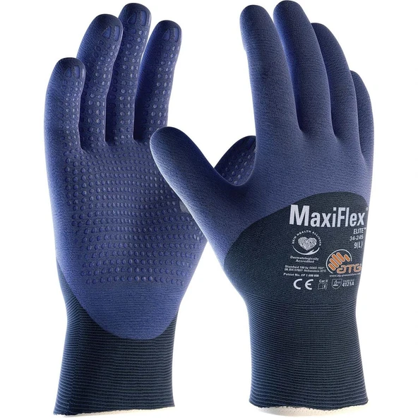 ATG MaxiFlex® Elite™ 34-245 Sadece 14 Gram Ağırlığında En İnce İş Eldiveni ürün görseli 1