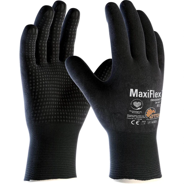 ATG MaxiFlex® Endurance™ 34-847 Dotlu Mekanik İş Eldiveni ürün görseli 1