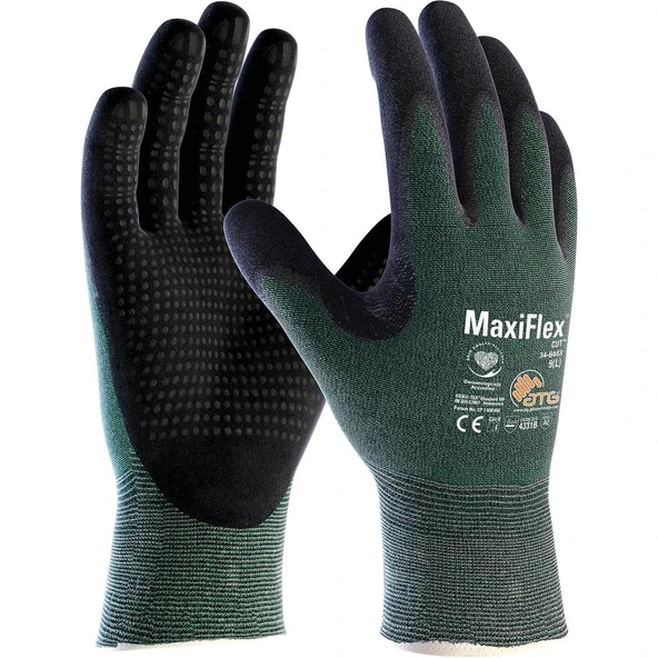 ATG MaxiFlex® Cut™ 34-8443 Kesilme Dirençli Dotlu En İnce İş Eldiveni ürün görseli 1