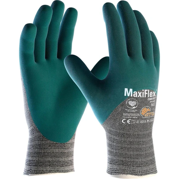 ATG MaxiFlex® Comfort™ 34-925 İç Astarı Pamuklu Ekstra Yalıtımlı İş Eldiveni ürün görseli 1