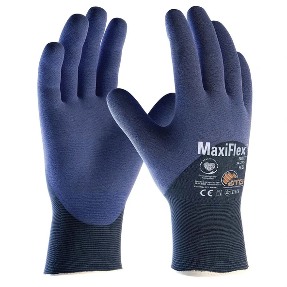 ATG MaxiFlex® Elite™ 34-275 Sadece 14 Gram Ağırlığında En İnce İş Eldiveni ürün görseli 1