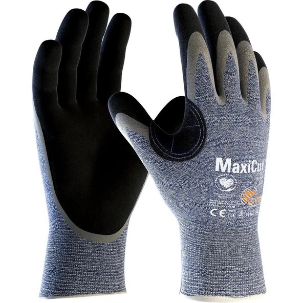 ATG MaxiCut® Oil™ 34-504 Yağlı ve Islak Ortamlar  İçin Kesilme Dirençli İş Eldiveni ürün görseli 1