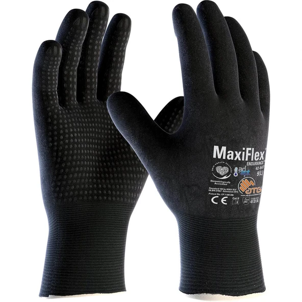 ATG MaxiFlex® Endurance™ with AD-APT® 42-847 Dotlu Mekanik İş Eldiveni ürün görseli 1