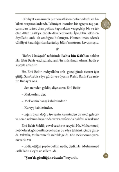 Hazreti Ebu Bekir Sıddık - Mahmud Sami Ramazanoğlu - Resim 6