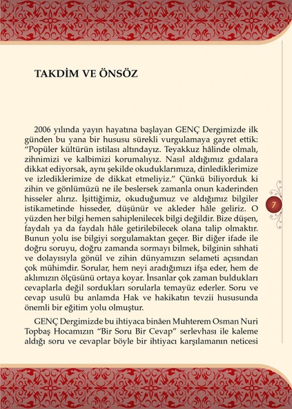 40 Soru 40 Cevap - Osman Nuri Topbaş - Resim 6