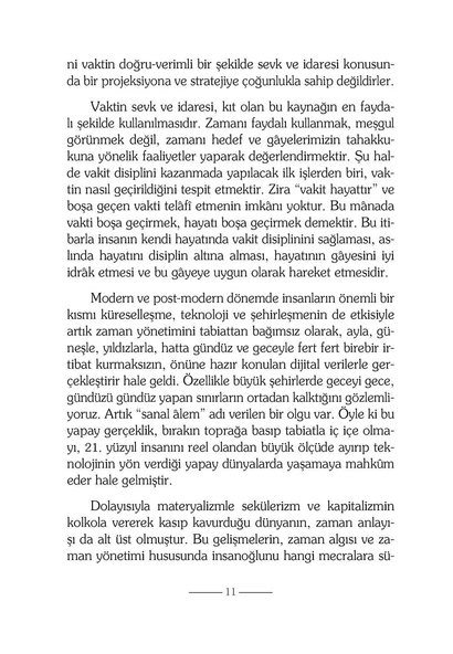 Vakit Disiplini - Prof. Dr. Özcan Hıdır - Resim 7