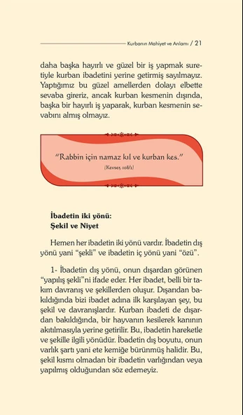 Kurban İbadeti - Dr. Recep Özdirek - Resim 7