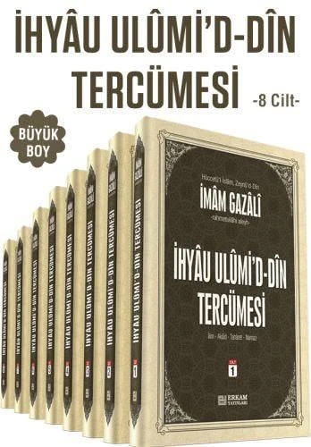 İhyau Ulumi'd-Din Tercümesi - (Büyük Boy - 8 Cilt) ürün görseli 1