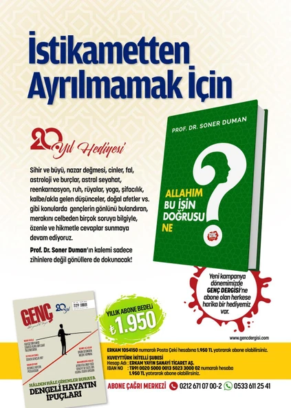 Genç Dergisi Abonelik - Yurtiçi (Türkçe) ürün görseli 1