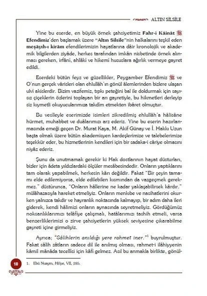 Altın Silsile (Ciltli) - Osman Nuri Topbaş - Resim 4