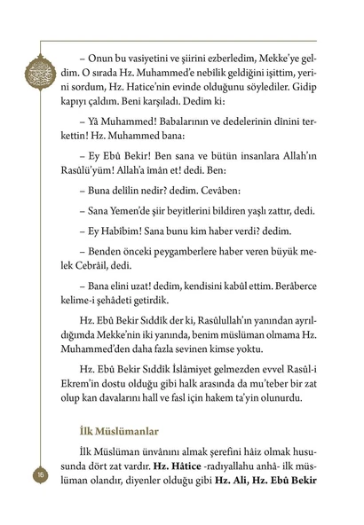 Hazreti Ebu Bekir Sıddık - Mahmud Sami Ramazanoğlu - Resim 9