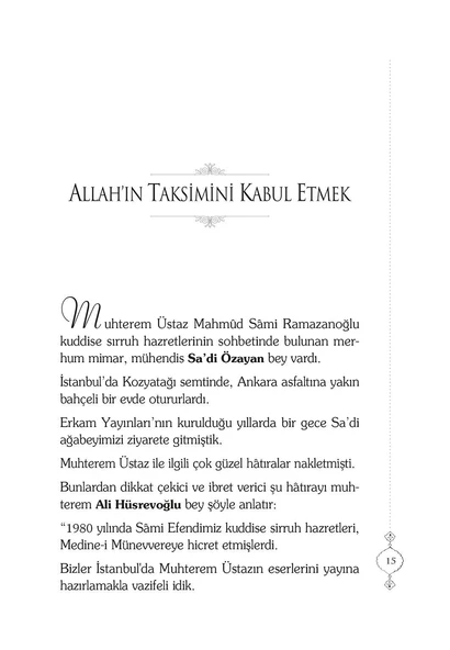 Mahmud Sami Efendi'den Hatıralar - 3 / Mustafa Eriş - Resim 6