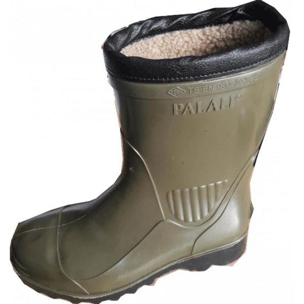 PALALI İçi Müflonlu Çelik Burun Çelik Taban PVC Çizme ürün görseli 1