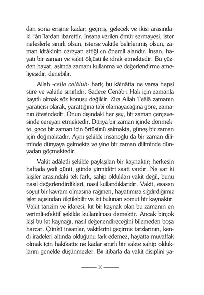 Vakit Disiplini - Prof. Dr. Özcan Hıdır - Resim 6