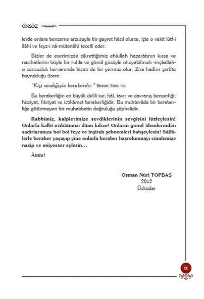 Altın Silsile (Ciltli) - Osman Nuri Topbaş - Resim 5