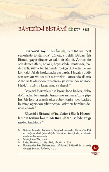 Bayezid-i Bistami - Osman Nuri Topbaş - Resim 2