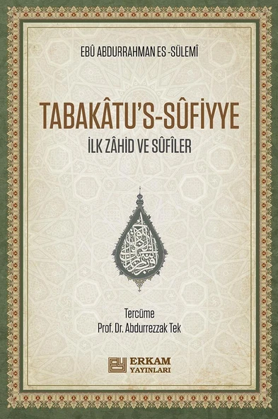 Tabakâtu's-Sûfiyye - Ebu Abdurrahman es-Sülemi ürün görseli 1