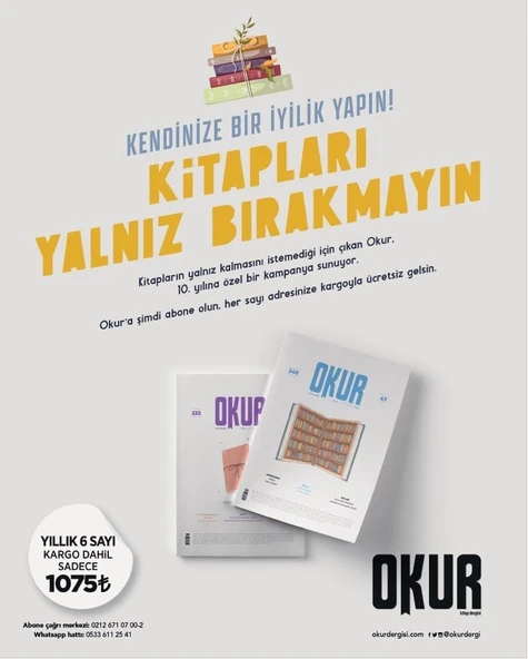 Okur Dergisi Yurtiçi Abonelik ürün görseli 1