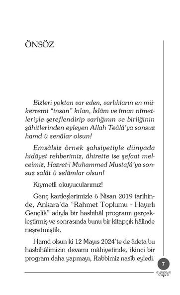 Hayırlı Gençlik - 2 - Osman Nuri Topbaş - Resim 4
