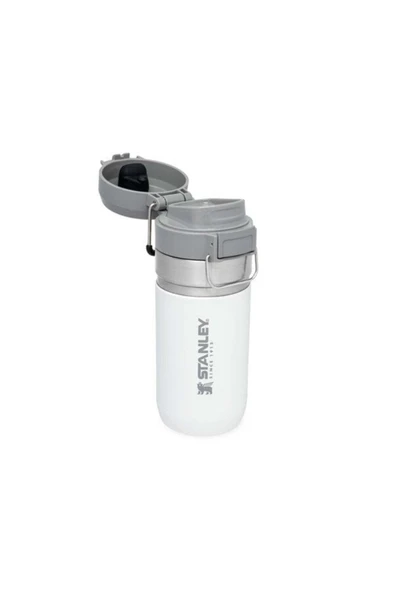 Stanley The Quick Flip Beyaz 0.47 lt Çelik Termos - Resim 4