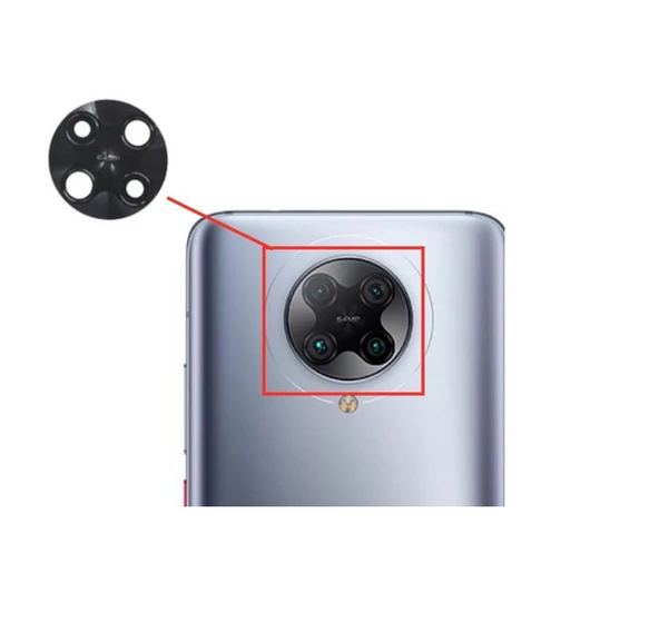 Xiaomi Poco F2 Pro Uyumlu Kamera Camı ürün görseli 1
