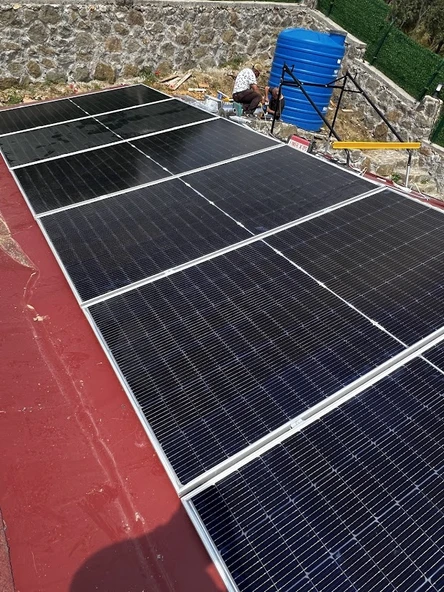 Güneş Paneli Montaj Aparatı 6 Panel İçin 14 Adet 30 cm Profil 14 Adet Klemp ürün görseli 1
