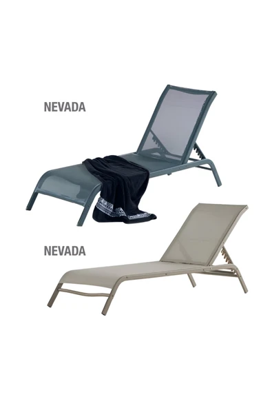DENART GARDEN NEVADA KOLSUZ ŞEZLONG ürün görseli 1
