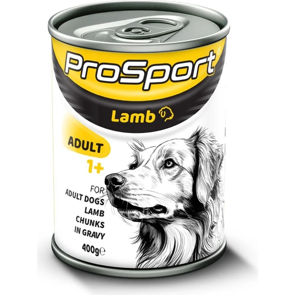 Prosport Kuzulu Yetişkin Köpek Konservesi 400 gr 12 Adet ürün görseli 1